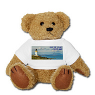 Picture of a teddy bear with an Islay t-shirt