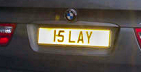 Picture of the 15LAY number plate