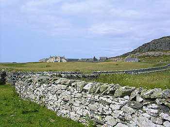 Picture of a farm next to an old priory