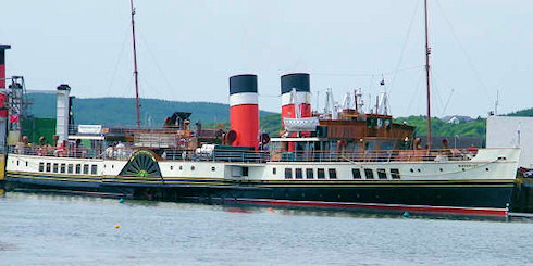 Picture of a paddle steamer