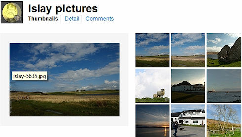 Screenshot of a Flickr photo collection