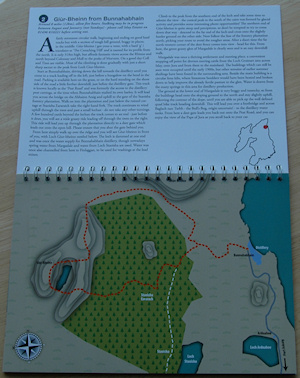 Picture of a sample walk from an Islay Walks booklet