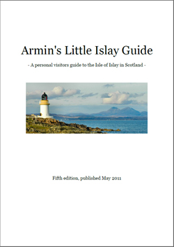 Screenshot of the cover of Armin's Little Islay Guide 5th edition