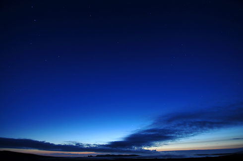 Picture of a June night sky