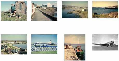 Screenshot of a few old Islay pictures in a gallery