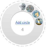 Screenshot of a Google+ circle