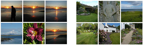 Screenshot of thumbnails from a photoset