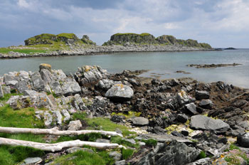 Picture of a view over two islands