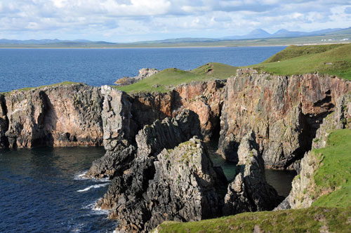 Picture of sea cliffs in the afternoon sun