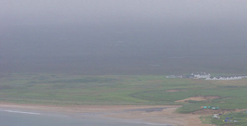 Picture of a golf course on a grey and dull day