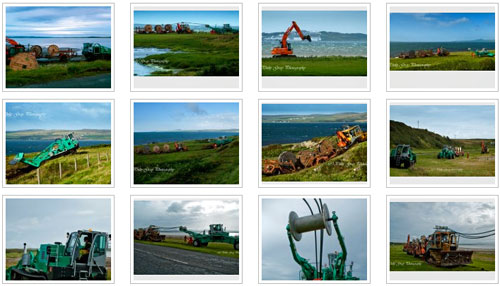 Just a teaser, follow the links below for the real thing Screenshot of a gallery of pictures of a cable laying project