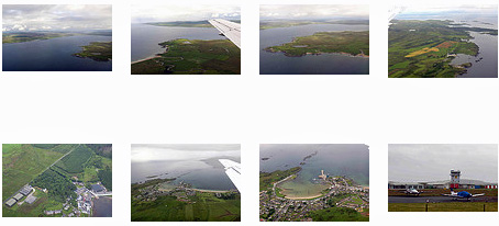 Screenshot of a gallery of Islay from the air pictures
