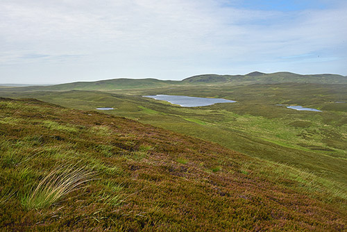 Picture of a freshwater loch (lake) in a glen (valley)