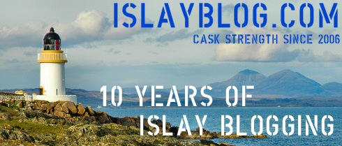 IslayBlog.com banner with added 10 years
